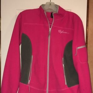 Hot Pink Jacket Glacier National Park Size M